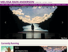 Tablet Screenshot of melissarainanderson.com